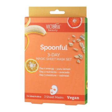 Victoria Beauty Комплект от шийт маски Spoonful 20 мл х 3 бр