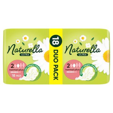 Naturella Ultra Normal Дневни дамски превръзки с лайка х 18 бр