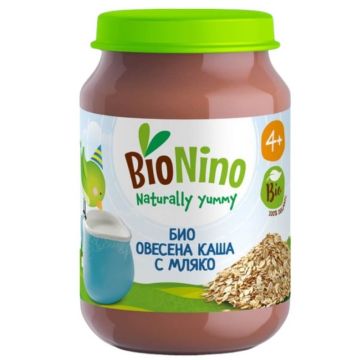 BioNino Био овесена каша с мляко 4М+ 190 гр