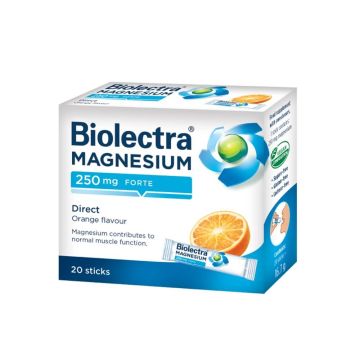 Biolectra Magnesium Forte Биолектра магнезий форте 250 мг х 20 сашета