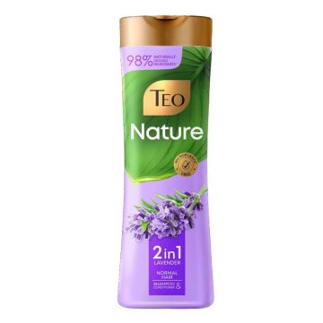 Teo Nature Shampoo 2in1 Lavender Шампоан за нормална коса 350 мл