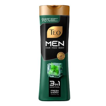 Teo Men Shampoo 3in1 Fresh Energy Шампоан за мъже 350 мл