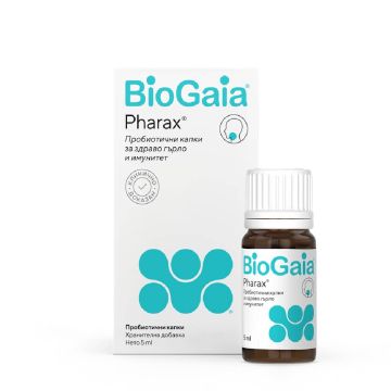BioGaiaPharax Пробиотични капки за здраво гърло и имунитет 5 мл