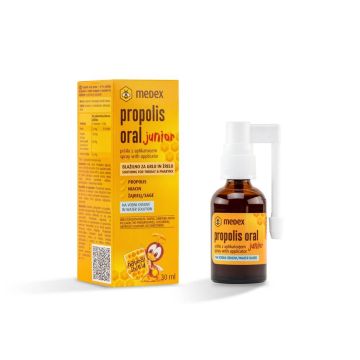 Medex Propolis Junior Прополис спрей за гърло на водна основа 30 мл