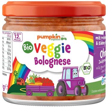 Био доматен веган сос болонезе Pumpkin Organics 12М+ 250 гр