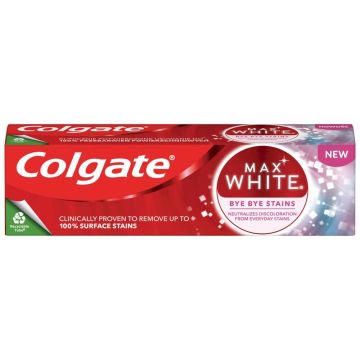 Colgate Max White Bye Bye Stains Избелваща паста за зъби 75 мл