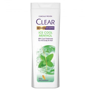 Clear Women Ice Cool Mint Шампоан против пърхот 48ч свежест за жени 360 мл