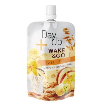 DayUp Wake&Go Sweet Apple with Vanill Пауч овесена закуска ябълка, банан и ванилия 120 г