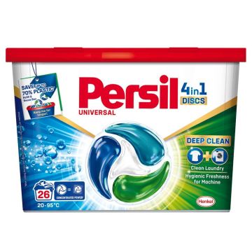 Persil Discs Universal Deep Clean Капсули за пране 4 в 1 х 26 бр