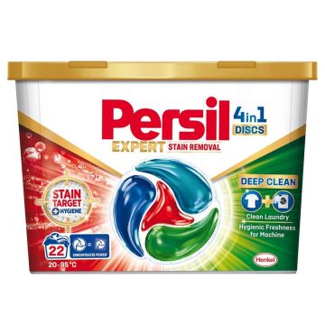 Persil Discs Expert Stain Removal Капсули за пране за премахване на петна  4 в 1 х 22 бр