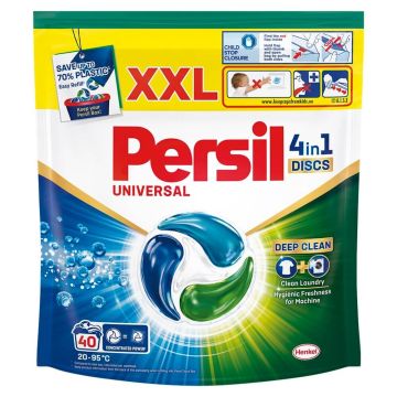 Persil Discs Universal Deep Clean XXL Капсули за пране 4 в 1 х 40 бр