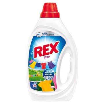 Rex Color Течен перилен препарат за цветно пране 990 мл