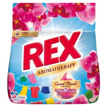 Rex Aromatherapy Color Прах за цветно пране орхидея 990 гр