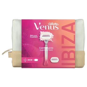 Gillette Коледа 2024 Gillette Venus Sugarberry Дамска самобръсначка + Резервни ножчета + Несесер Комплект