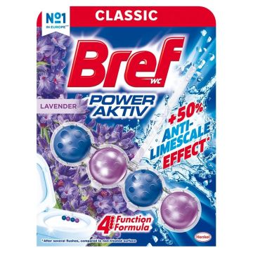 Bref WC Power Active Lavender Ароматизатор за тоалетна лавандула 1 х 50 гр