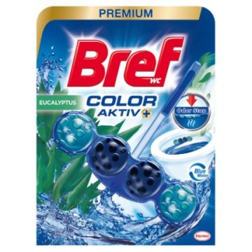 Bref WC Premium Color Aktiv Eucalyptus Ароматизатор за тоалетна 1 х 50 гр