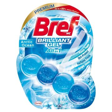 Bref Premium Briliant Gel Arctic Ocean All in 1 Ароматизатор за тоалетна 1 х 42 гр