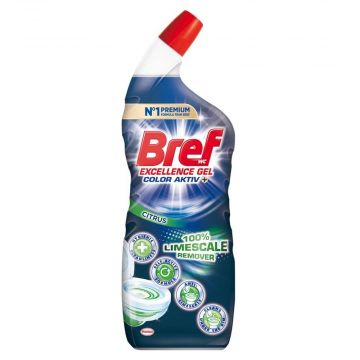 Bref Excellence Gel Limescale Почистващ гел за тоалетна чиния цитрус 700 мл