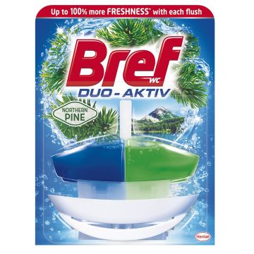 Bref Duo Activ Pine Ароматизатор за тоалетна кошница бор 1 х 50 гр