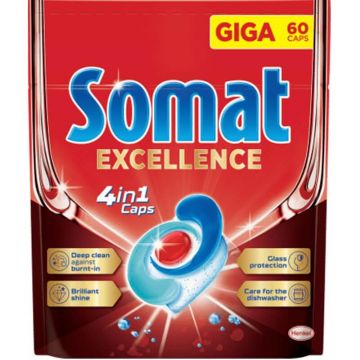 Somat Excellence Premium Таблетки за съдомиялна машина 4в1 х 60 бр