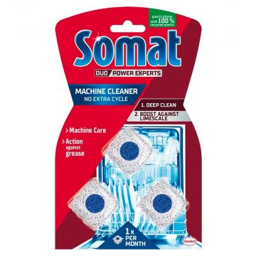 Somat Duo Power Experts Таблетки за почистване на съдомиялна машина 20 гр х 3 бр