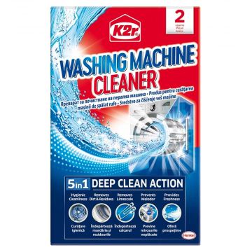 K2R Washing Machine Cleaner Добавка за почистване на пералня 5 в 1 х 2 бр