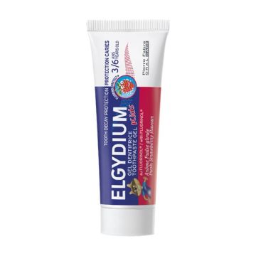 Elgydium Kids Fresh Strawberry Детска паста за зъби ягода 3-6 г. 50 мл