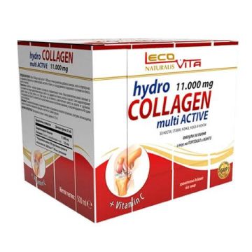 Lecovita Hydro Collagen Multi Active Хидро колаген Мулти актив 11 0000 мг х 20 ампули + 4 ампули подарък Комплект