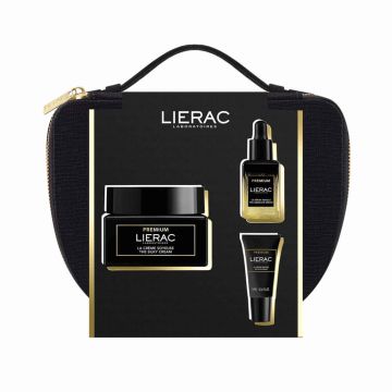 Lierac Premium Тhe Silky Крем за нормална и комбинирана кожа 50 мл + Lierac Premium Серум против стареене 13 мл + Lierac Premium Околоочен крем 5 мл Комплект