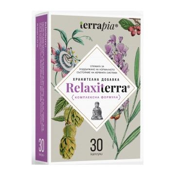 Relaxiterra Релакситерра 30 капсули Terrapia 
