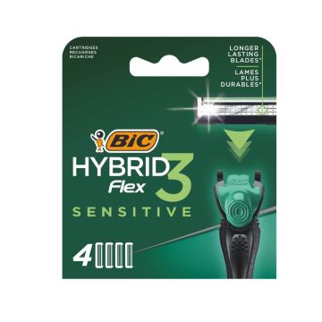 BIC Hybrid Flex 3 Sensitive Резервни ножчета 4 бр