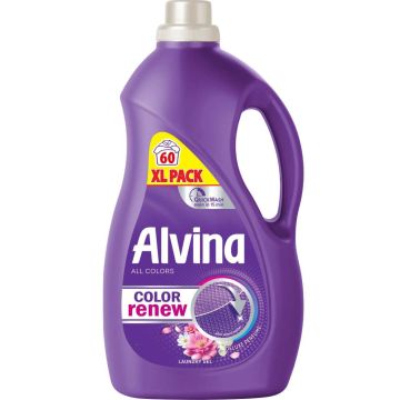 Alvina Color Deluxe Perfume Перилен препарат за цветни тъкани - лилав 2700 мл