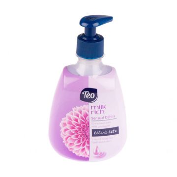 Teo Milk Rich Sensual Dahlia Soap Течен сапун с аромат на далия 400 мл