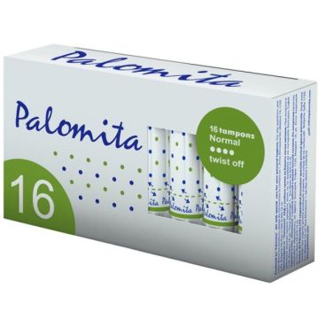 Palomita Normal Twist Off Дамски тампони Размер Нормал 16 бр