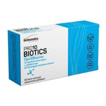 Herbamedica Pro10Biotics Про10Биотик 30 капсули