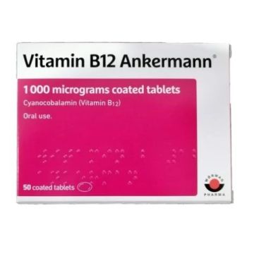 Витамин В12 Анкерман 1000 мкг 50 таблетки Woerwag Pharma