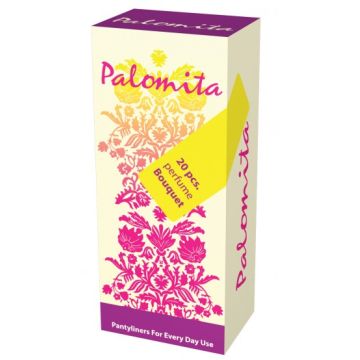 Palomita Ежедневни дамски превръзки с аромат на букет 20 бр