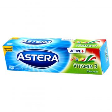 Astera Active+ Vitamin 3 Паста за зъби 100 мл