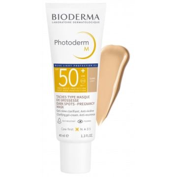 Bioderma Photoderm M Слънцезащитен оцветен крем при пигментации SPF50+ Светъл нюанс 40 мл