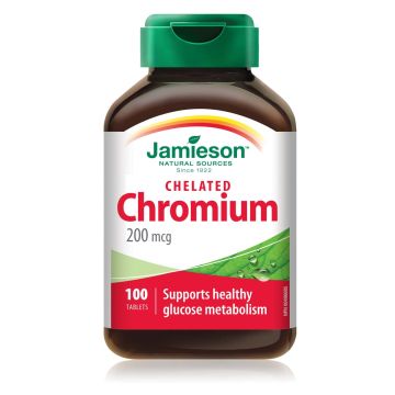Jamieson Chromium Хром 200 мкг х 100 таблетки