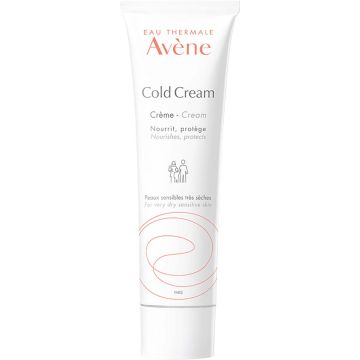 Avene Cold Cream Подхранващ крем за лице за суха и много суха чувствителна кожа 100 мл
