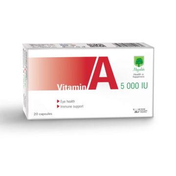 Vitamin A 5000 IU За добро зрение х20 капсули Magnalabs