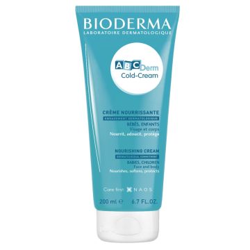 Bioderma ABC Derm Подхранващ колд крем за лице и тяло 200 мл