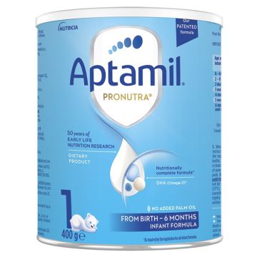 Aptamil Pronutra 1 Адаптирано мляко за кърмачета 0-6 м 400 гр