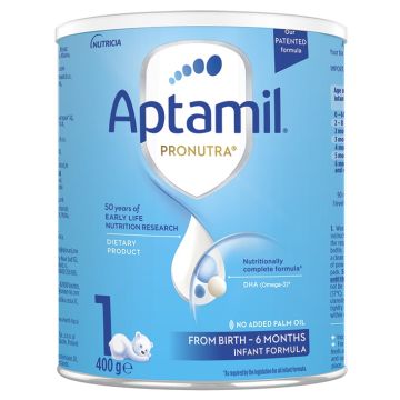 Aptamil Pronutra 1 Адаптирано мляко за кърмачета 0-6 м 400 г
