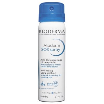 Bioderma Atoderm SOS Противосърбежен успокояващ спрей 50 мл