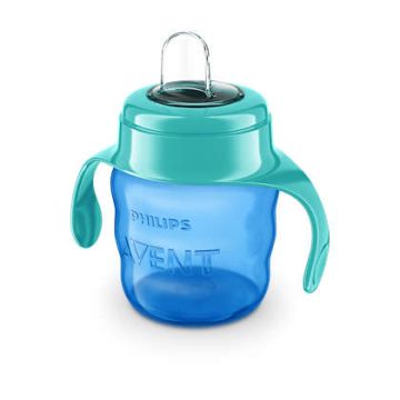  Avent Чаша със силиконов улей синя 6М+ 200 мл 