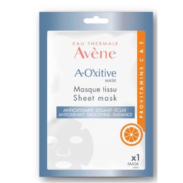 Avene A-Oxitive Антиоксидантна лист-маска с провитамини Ц и Е 18 мл