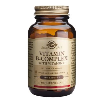 Solgar Vitamin B-complex with Vitamin C В - Комплекс с Витамин С х100 таблетки