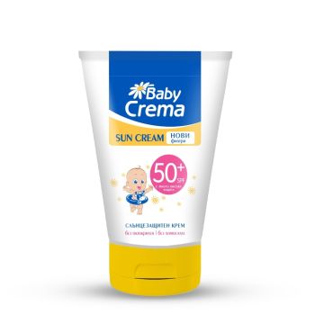 Baby Crema Слъцезащитен крем за бебета и деца SPF50+ 100 мл